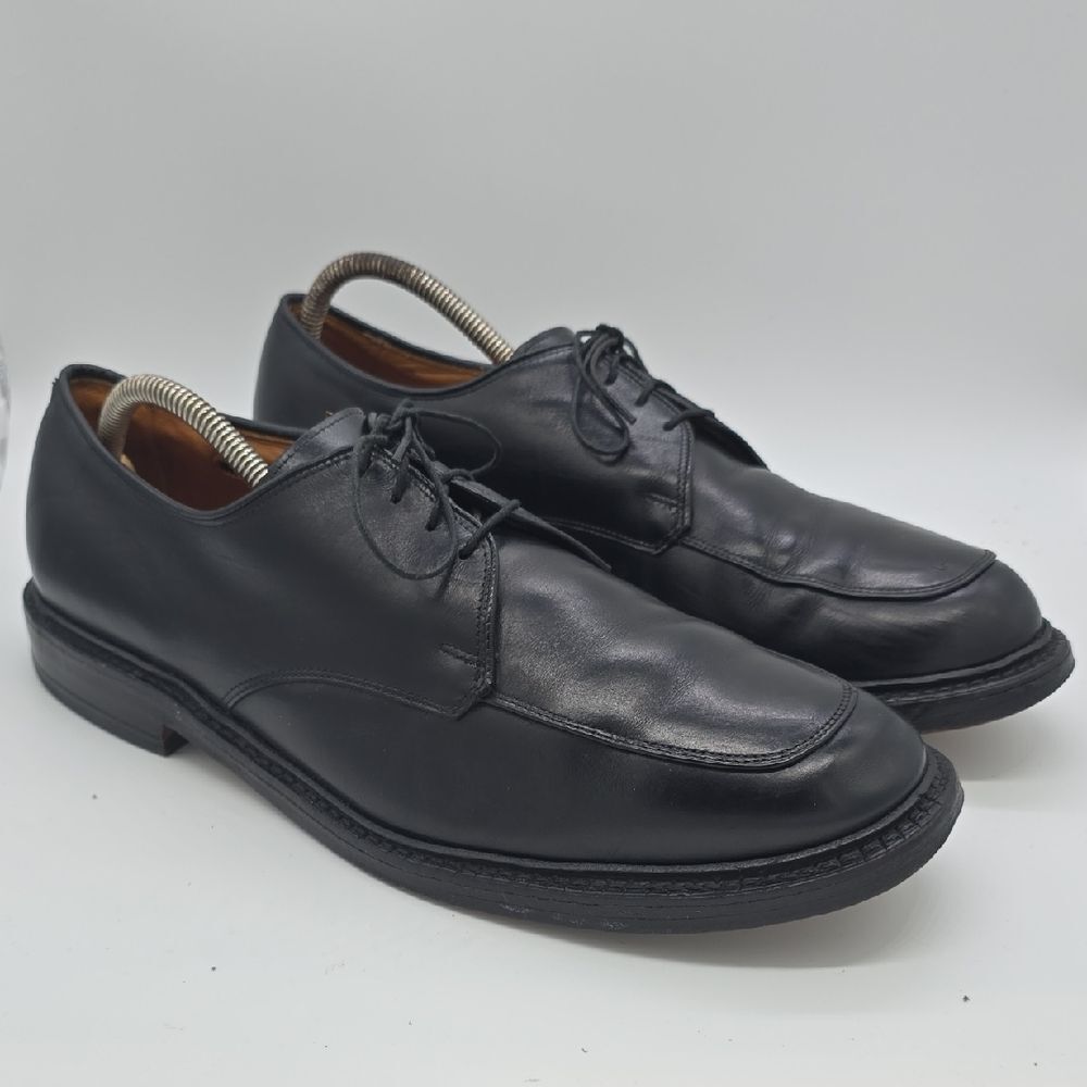 Allen Edmonds Black Leather Split-Toe Derby